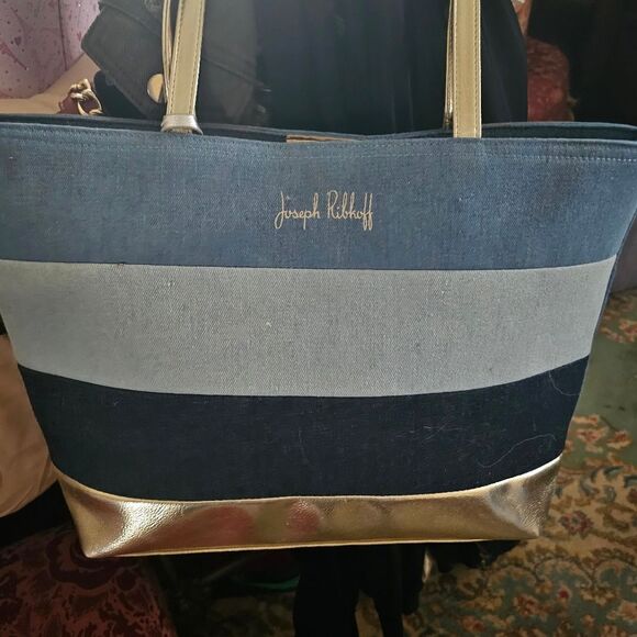 JOSEPH RIBCOFF DENIM TOTE - Picture 3 of 6